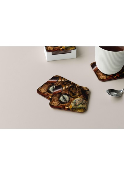 Dekoratif Bardak Altlığı Yogo Pozları 186