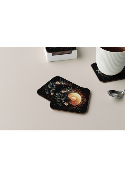 Dekoratif Bardak Altlığı Yogo Pozları 101