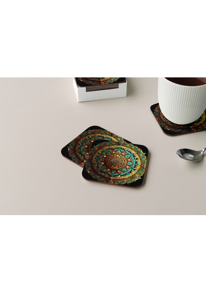 Dekoratif Bardak Altlığı Yogo Pozları 152