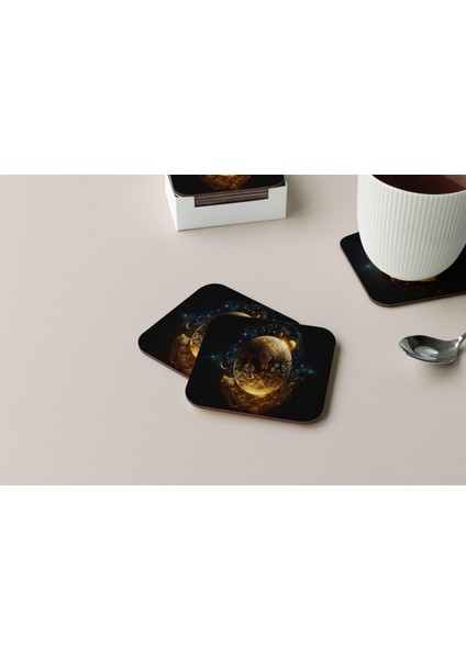 Dekoratif Bardak Altlığı Yogo Pozları 162