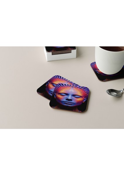 Dekoratif Bardak Altlığı Yogo Pozları 217