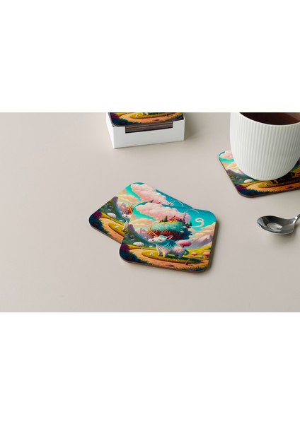 Dekoratif Bardak Altlığı Yogo Pozları 229