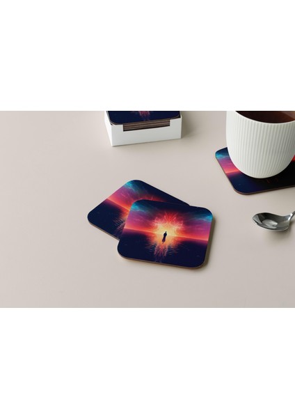 Dekoratif Bardak Altlığı Yogo Pozları 237