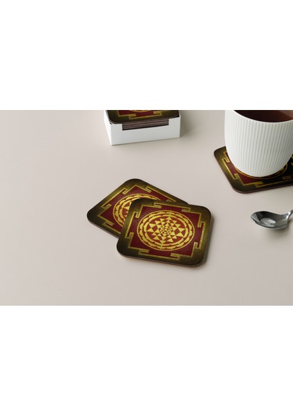 Dekoratif Bardak Altlığı Yogo Pozları 227