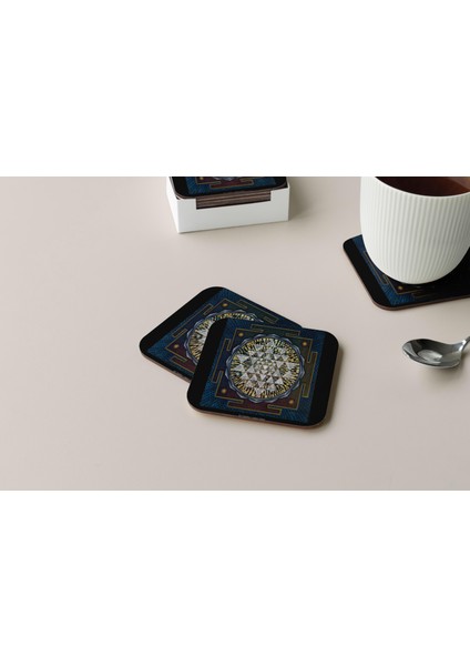 Dekoratif Bardak Altlığı Yogo Pozları 246