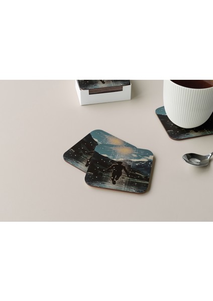 Dekoratif Bardak Altlığı Yogo Pozları 208