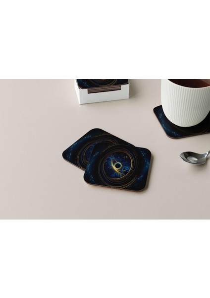 Dekoratif Bardak Altlığı Neon Desen 87