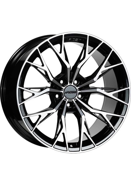 18 Inç 5X114.3 Arceo Roma Black Diamond Jant Modeli (4 Adet)