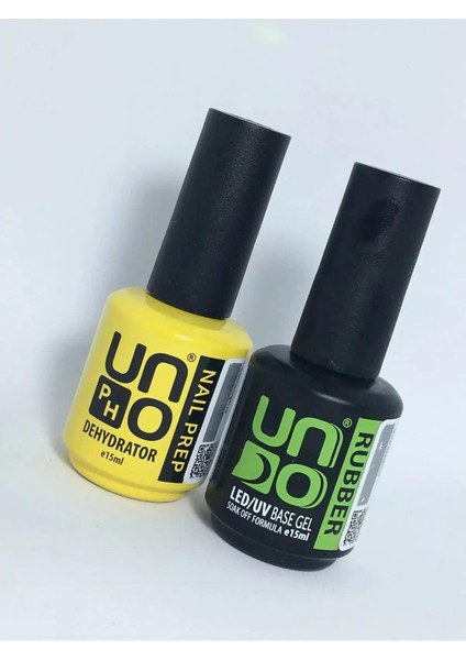 Fontenay Uno Nail Prep Dehydrator 15 ml +Uno Orijinal Rubber Base Gel 15ml