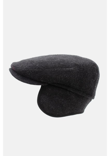Erkek Kışlık Kasket Premium Kulaklı Yün Driver Şapka