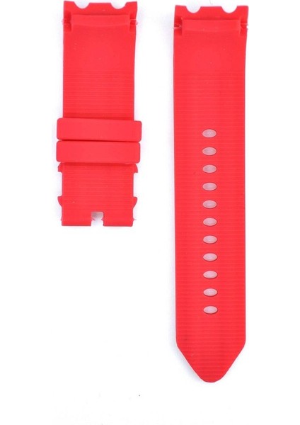 Nautica 24MM A15574G Kırmızı Silikon Kordon fiyatları