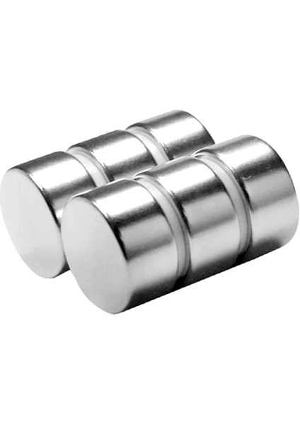 Neodyum Mıknatıs Çap 20 mm Kalınlık 10 mm D 20 x 10 mm Çok Güçlü Yuvarlak Mıknatıs 2 Adet