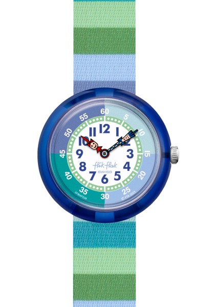FBNP226 Flik Flak Stripy Green Çocuk Kol Saati FBNP226
