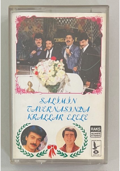 Salimin Tavernasında Krallar Elele Cengiz Kurtoğlu Atilla Kaya Arif Susam Kaset (Orjnal Dönem Kağıt Baskı Kaset)