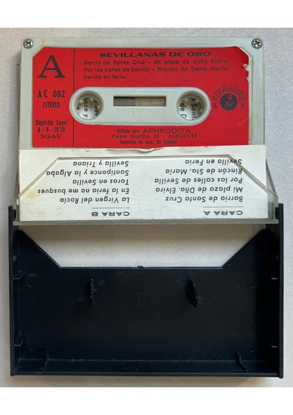Sevillanas De Oro Kaset (Orjnal Dönem Baskı Kaset)