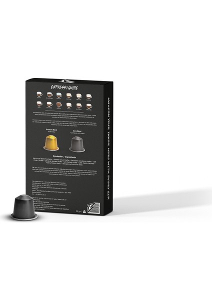 Dark Blend Nespresso Uyumlu Kapsül Kahve - 2'li Paket 20 Adet Kapsül modelleri