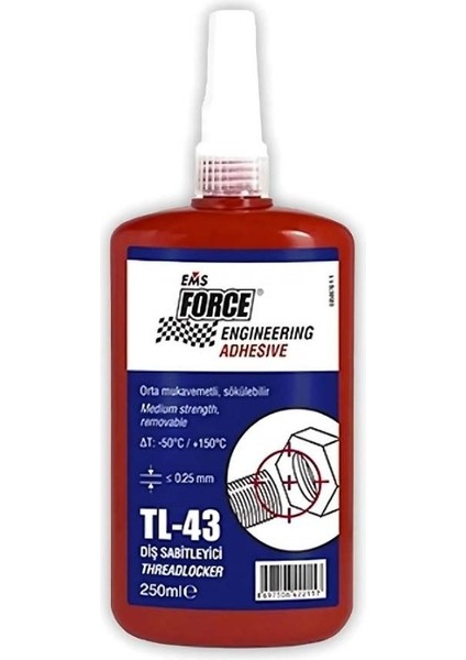 Tl-70 Civata Sabitleyici 250 ml