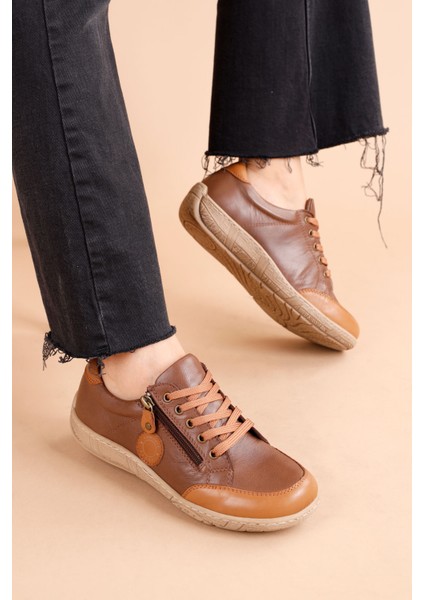 Cosmina Kadın Deri Kahve Taba Günlük Ayakkabı fiyatları