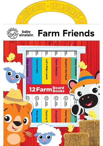 Baby Einstein: Farm Animals My First Library 12 Board Book Set