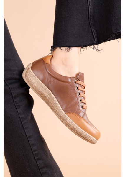 Cosmina Kadın Deri Kahve Taba Günlük Ayakkabı modelleri