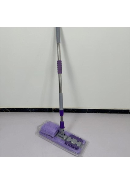 Mor mikrofiber yer temizliği seti, 360° döner başlık, yedek bezli, pratik ve kullanışlı fırsatları