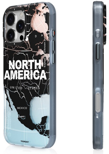 iPhone 16 Pro Uyumlu Kılıf Magsafe Şarj Özellikli Youngkit Universal Serisi Kapak Siyah-Beyaz fiyatları