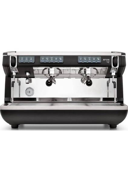 Nuova Simonelli Appia Life Tall Cup Tam Otomatik Espresso Kahve Makinesi, 2 Gruplu, Siyah