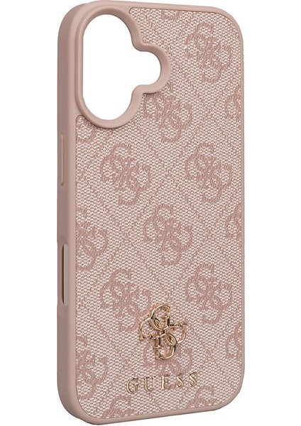 iPhone 16 Uyumlu Kılıf Magsafe Şarj Özellikli Guess Orjinal Lisanslı Small 4g Classic Pembe modelleri