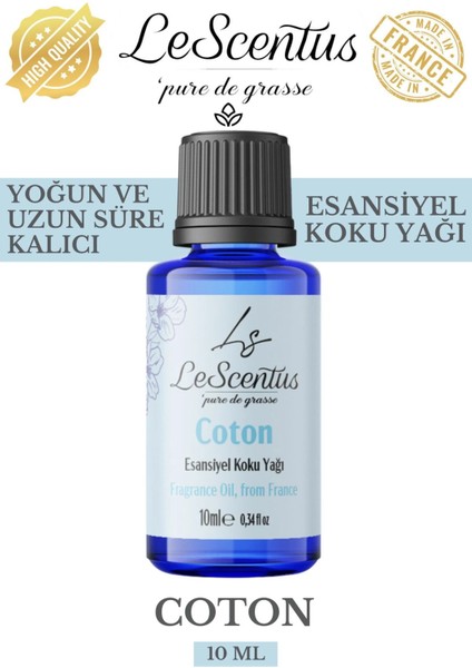 Le Scentus Coton Esansiyel Koku Yağı Oda Kokusu 10ml