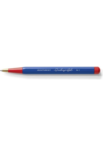 x Bauhaus Edition Drehgriffel Blue / Red Ballpoint Pen Tükenmez Kalem 366203