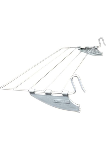 Mavi 60 cm 5 Telli Metal Petek Kurutmalık, Çamaşır Kurutma Askısı