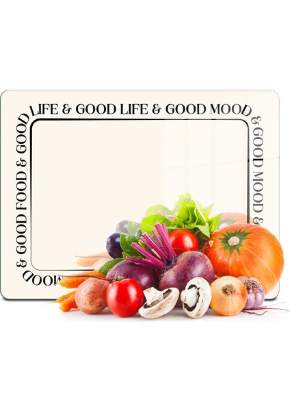 Cam Kesme Tahtası ve Sunumluk Good Life 20X30 cm