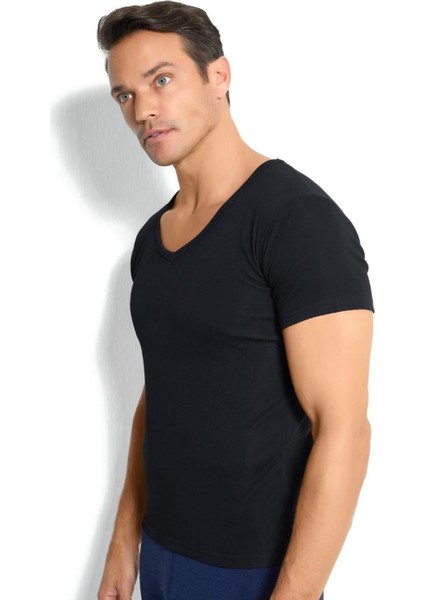 162 Erkek Termal Içlik Üst Kısa Kol V Yaka 2 Adet fiyatları