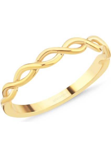 Altın Zarif Tasarım Yüzük