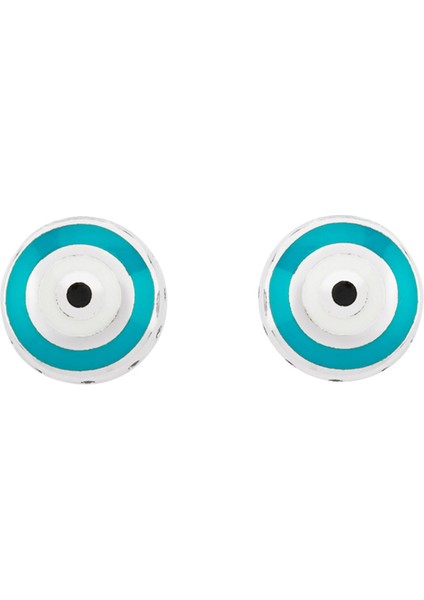 Gümüş Mineli Göz Küpe