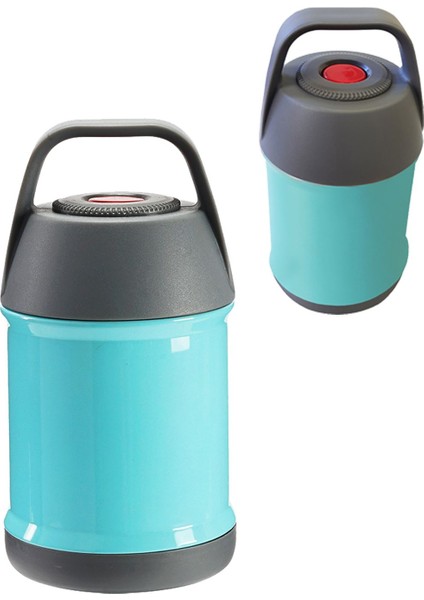 Mavi 304 Çelik 450 ml Vakumlu Bebek Mama Saklama Termosu Mug CIN297MV