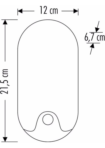 Cata 12W Sensörlü Dekoratif LED Aplik CT-7093