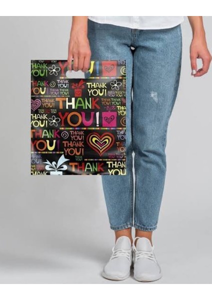 Baskılı Takviyeli Mağaza Poşeti Karışık Desen 50 x 60 cm 250 Adet