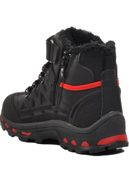 1831-P Siyah-Kırmızı Içi Kürklü Çocuk Bot fırsatları