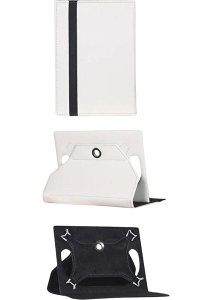 General Mobile E-Tab 20 10.1" Universal Standlı 360° Dönebilen Tablet Kılıfı