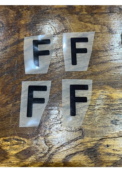 4 Adet Ütü İle Yapışan F Harfi Transfer Baskı Arma Harf 4 x 3 cm fiyatları