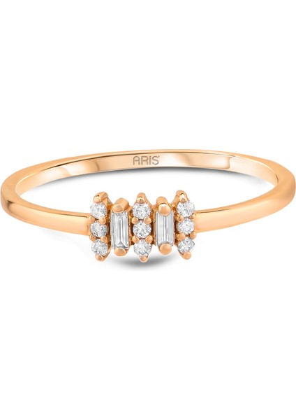 Pırlanta Baget Yüzük modelleri