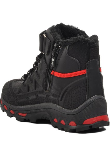 1831-F Siyah-Kırmızı Içi Kürklü Çocuk Bot fırsatları