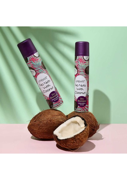 Kuru Şampuan Go Nuts With Coconut 200 ml x 3