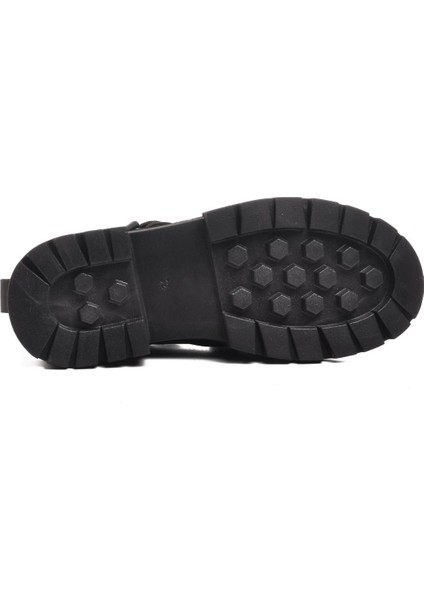 24106-F Siyah Geniş Kalıp Içi Polarlı Çocuk Bot indirimleri