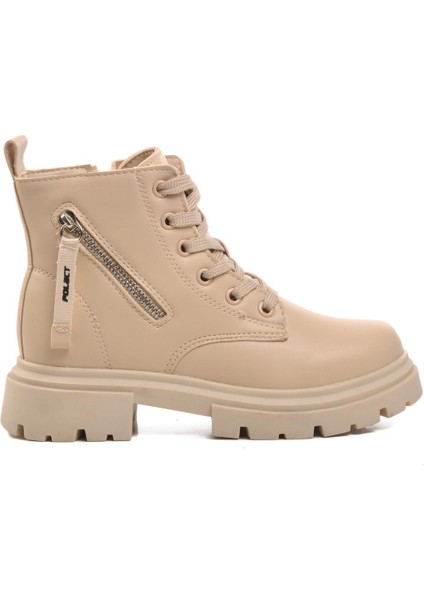 24106-F Bej Geniş Kalıp Içi Polarlı Çocuk Bot fiyatları