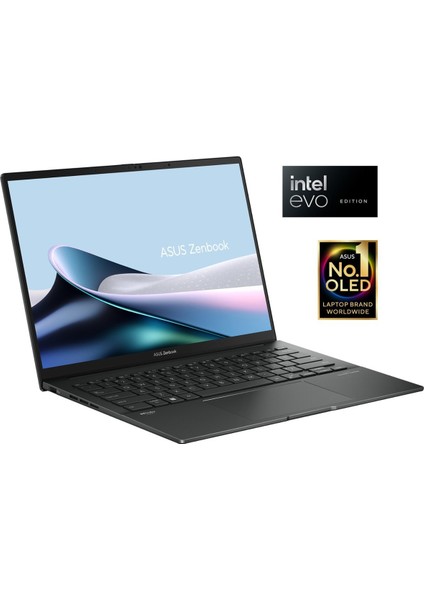 Zenbook 14 OLED Q415MA-U5512 -Ultra 5 Işlemci 125H-14’’ OLED Touch-8 GB-512 GB Ssd- W11H- Ing  Klavye-1 Yıl Garanti