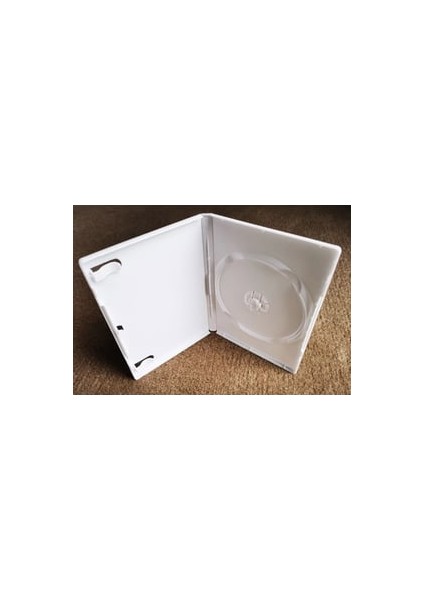 Beyaz Renkli Dvd/cd Kutusu 14MM 25 Adet / Koli