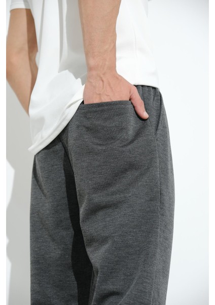 Carlino Erkek Beli Lastikli Duble Paça Pike Kumaş Erkek Jogger Pantolon indirimleri