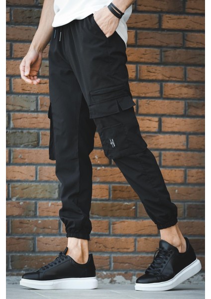 Bl 2135 Kort Paraşüt Düz Ipli Paça Avcı Tactical Kargo Cepli Erkek Eşofman Alt